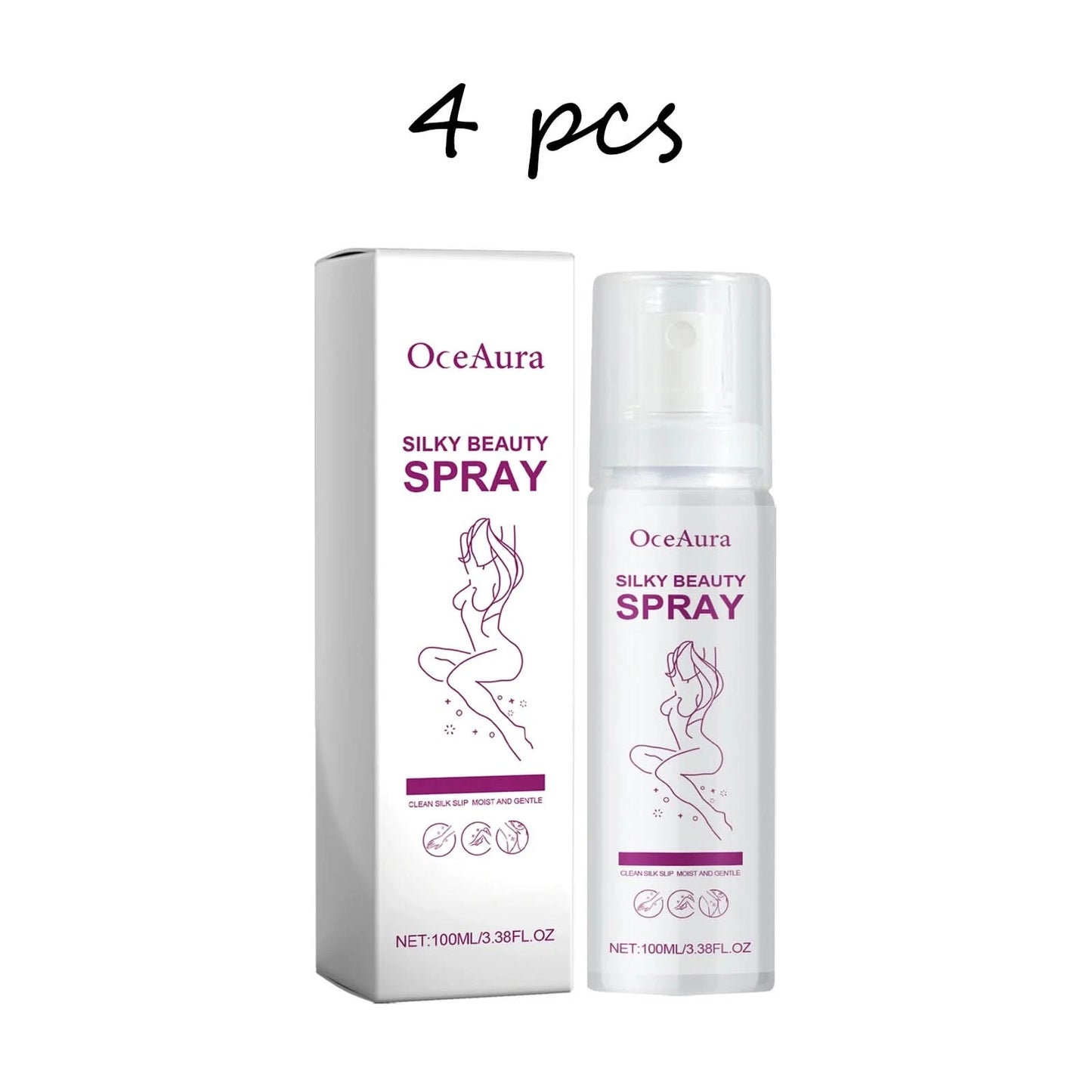 Oceaura Hair Removal Spray Painless Quick Smoothing Skin Silky Beauty Body Delay Growth Hair Removal Mist for Armpit Leg Bikini - M & M Global
