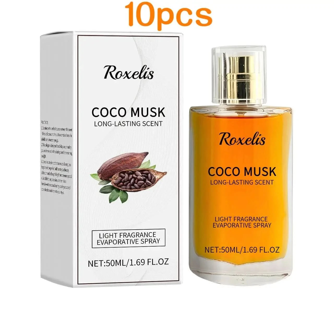 Roxelis 50ml Coco Musk Perfume Charming Cologne Lasting Pheromone Fragrance Freshing Dating Atmosphere Flirting Attract Perfume - M & M Global
