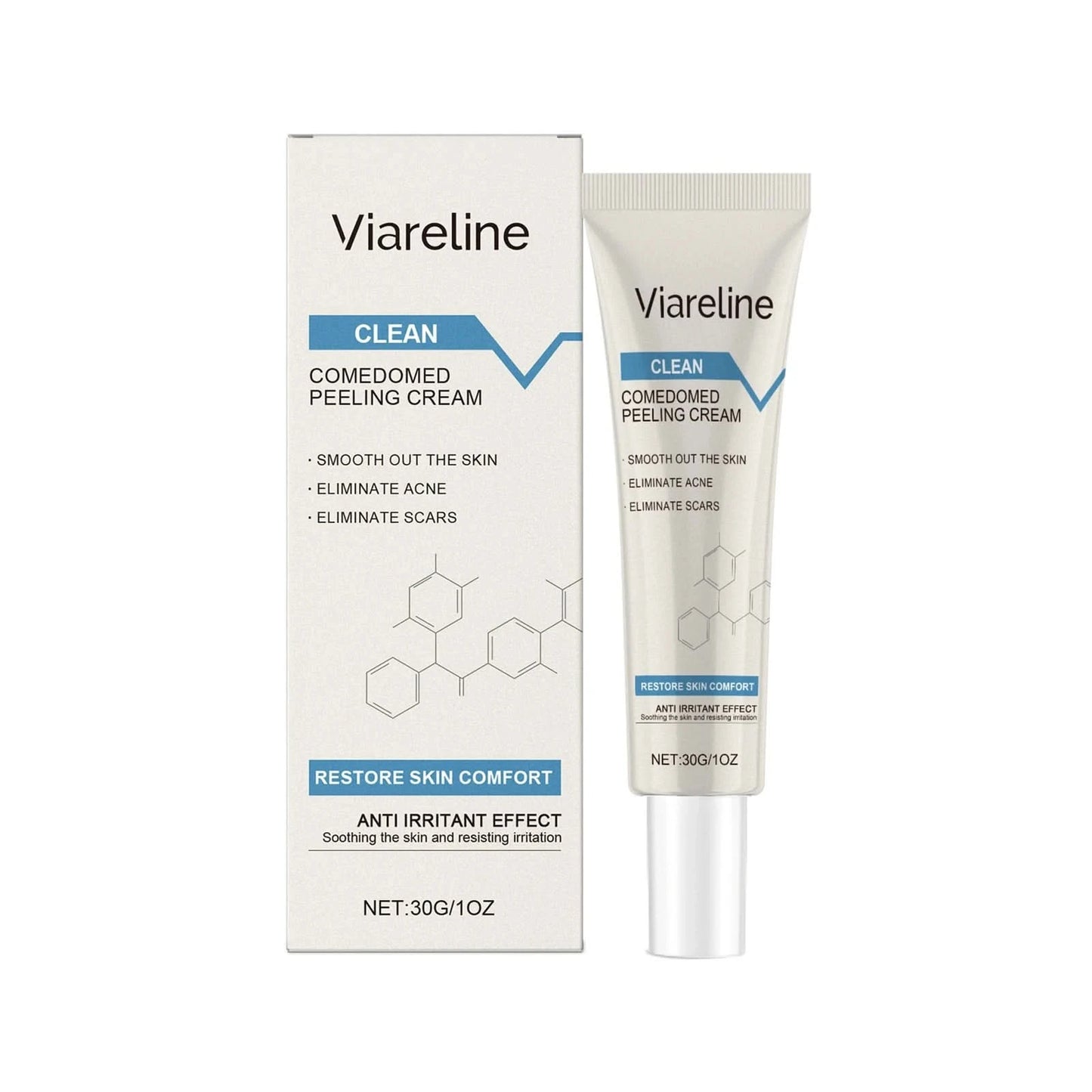 Viareline Soothing Repair Facial Care Series Moisturizing Skin Oil Control Brighten Skin Tone Clean Pores Tender Face Care Set - M & M Global
