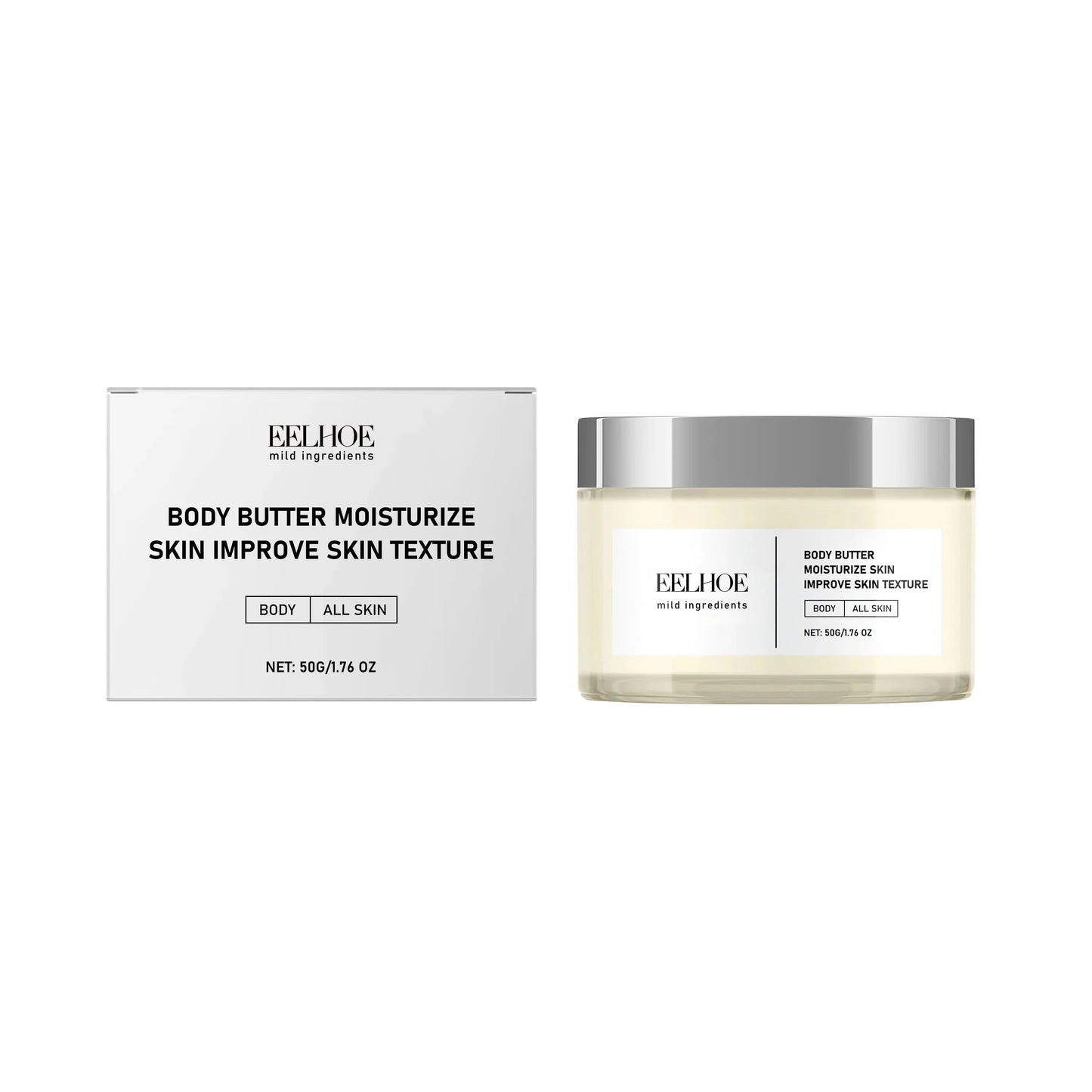 EELHOE Hyaluronic Acid Body Skin Tightening Cream Body Moisturizer Skin Firming Rejuvenation Collagen Brightener Cream for Body - M & M Global