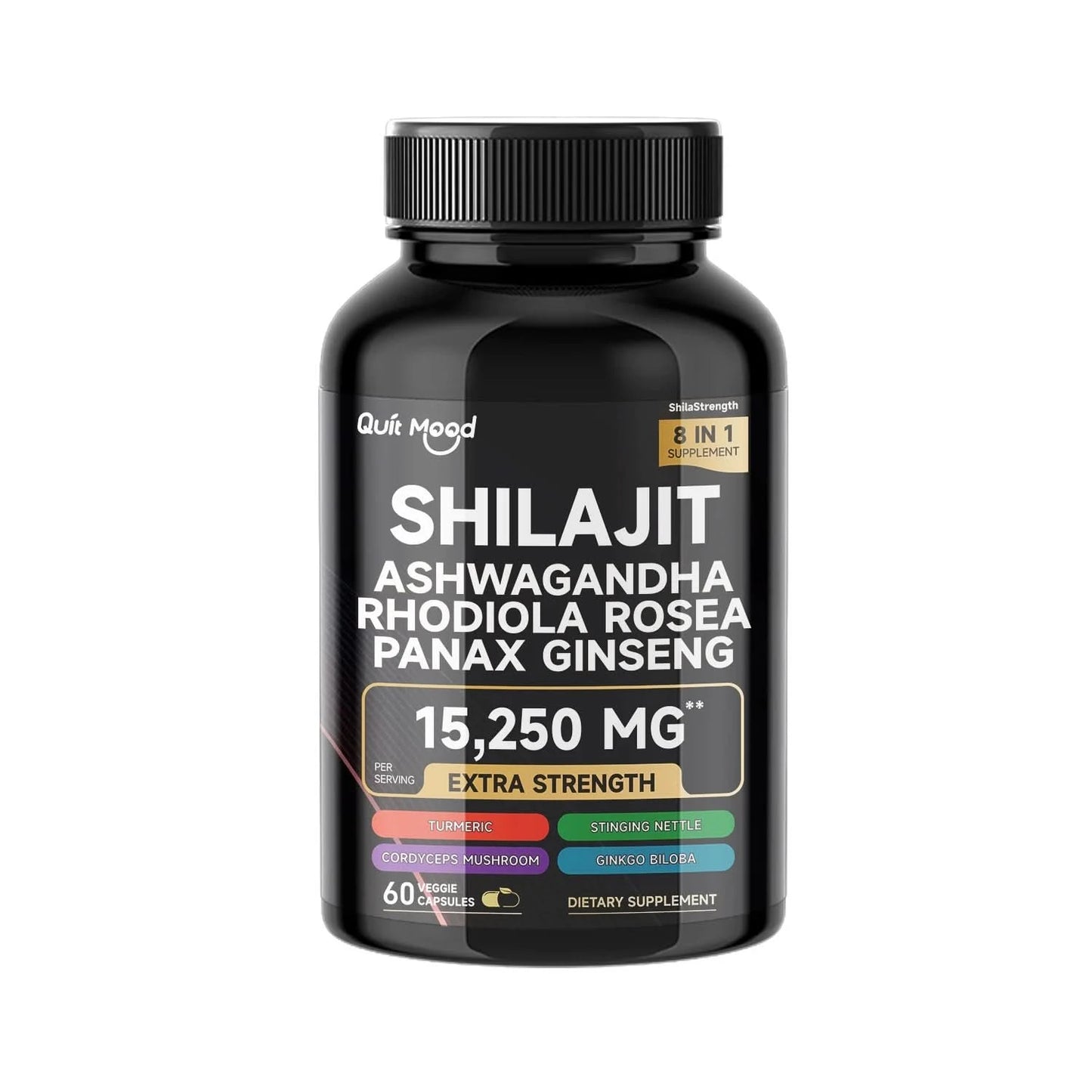 Sea Moss and shilajit Bundle 120 capsules, with Seamoss, Black Seed Oil, Ashwagandha, Ginger, Burdock Root, Turmeric, Black Pepp - M & M Global