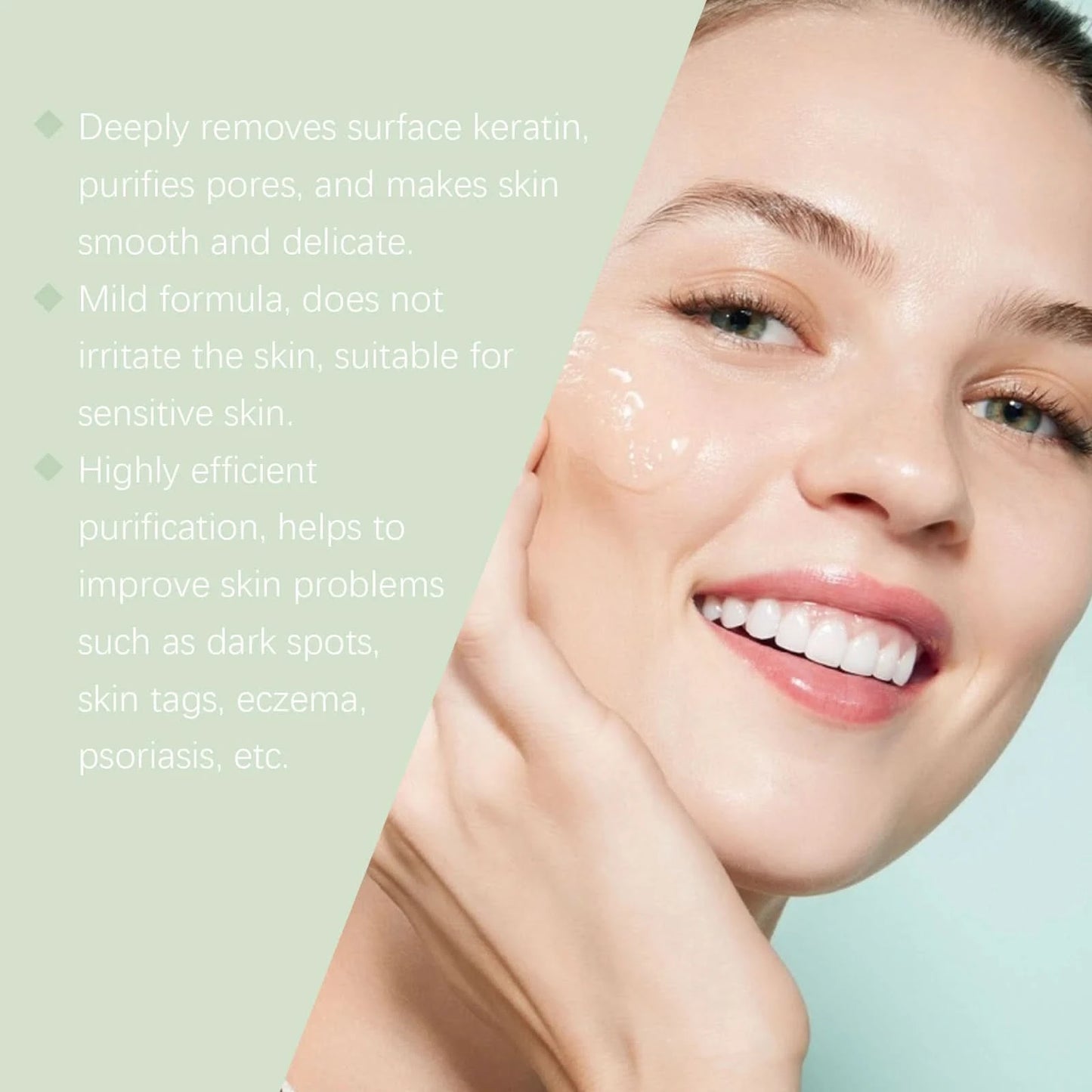 Facial Exfoliating Gel Skin Care Deep Cleaning Face Scrub Skincare Product Hyaluronic Acid Repair Facial Moisturizing Face Gel - M & M Global