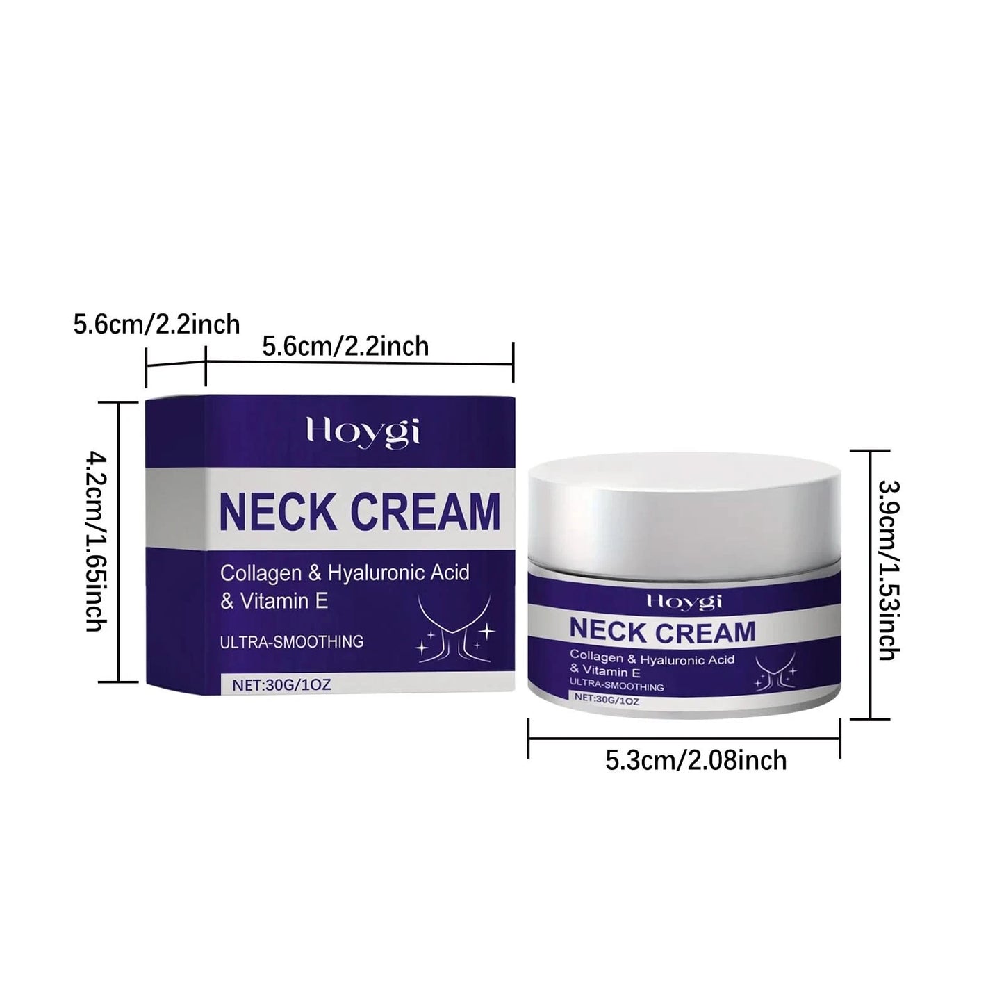 Hoygi Neck Care Cream Deeply Moisturizing Fade Fine Lines Brightening Skin Tone Remove Neck Wrinkles Firming Neck Cream - M & M Global