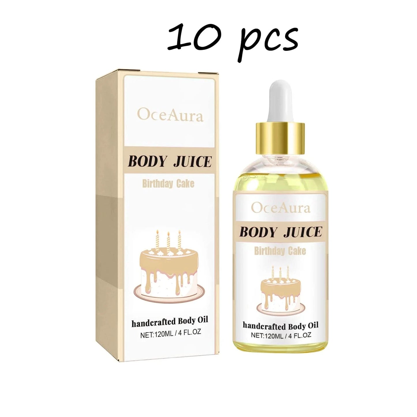 Oceaura Cake Body Oil Relief Soreness Relax Stress and Anxiety Moisturizing Smoothing Improve Elasticity Body Skin Care Oil - M & M Global