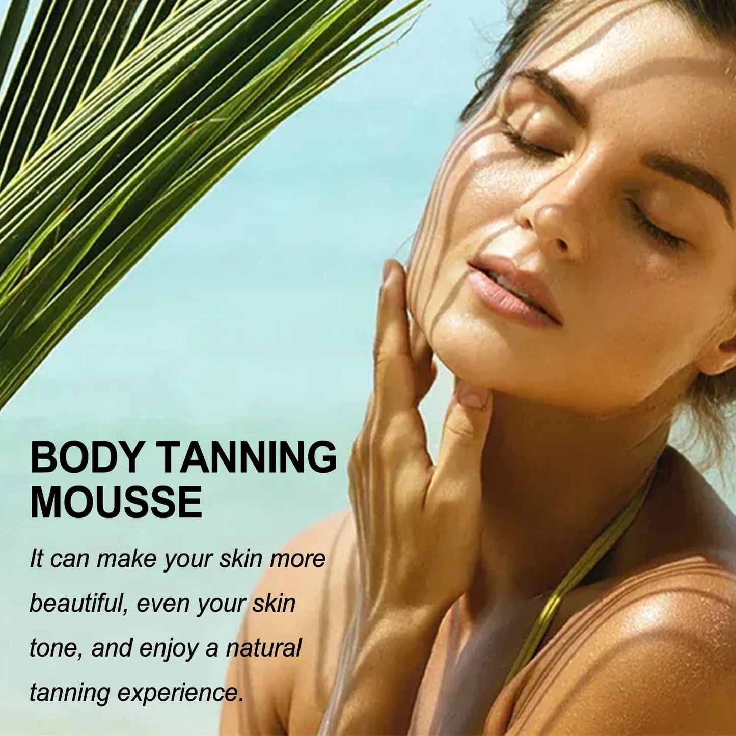 Oceaura 60ml Tanning Accelerator Mousse Self Fake Tan Beach Solarium Sunburn Repair Moisture Bronze Skin Sunless Tanning Lotion - M & M Global