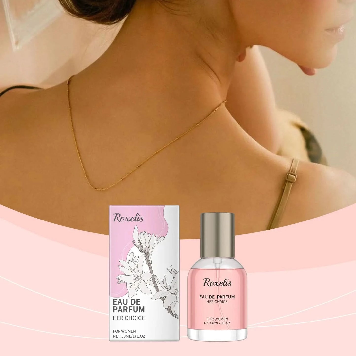 Roxelis 30Ml Evening Jade Elegant Women's Perfume Fragrance Natural Fresh Everyday Portable Fragrance Charming Women's Perfume - M & M Global
