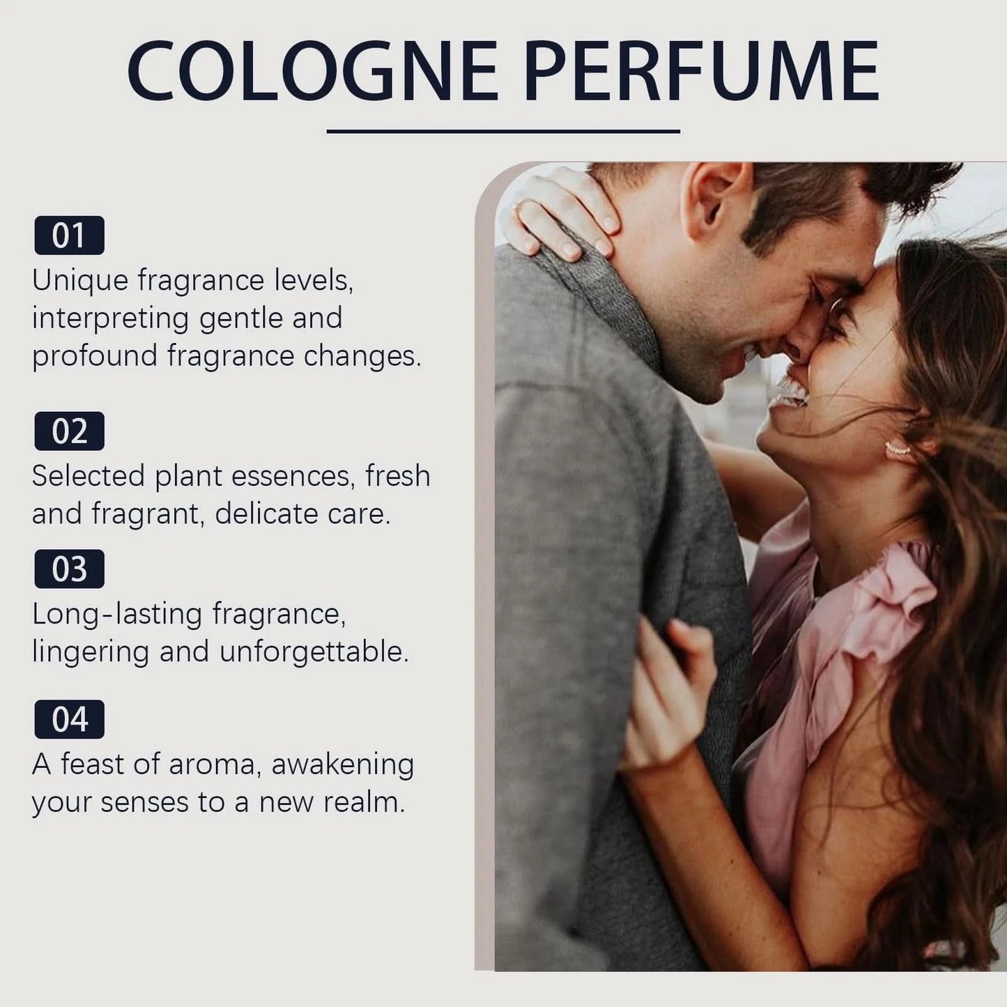 Roxelis 50ml Cologne Pheromone Men Perfume Spray Charming Elegant Cologne Odor Remove Dating Flirt Atmosphere Glamour Perfume - M & M Global