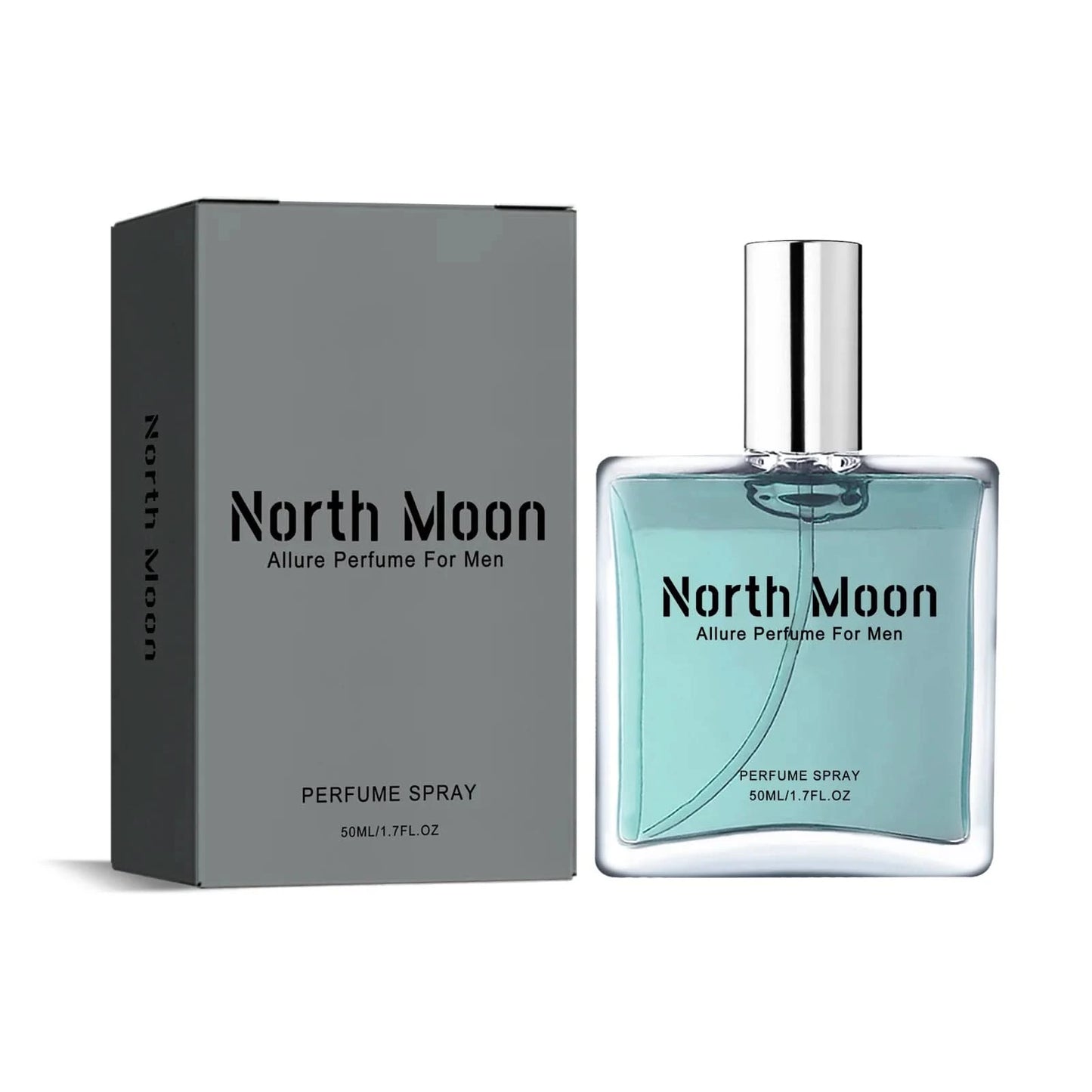 North Moon 50ml Men Glamour Perfume Long Lasting Fragrance Pheromone Dating Attract Flirting Encourage Sexy Charming Perfume - M & M Global