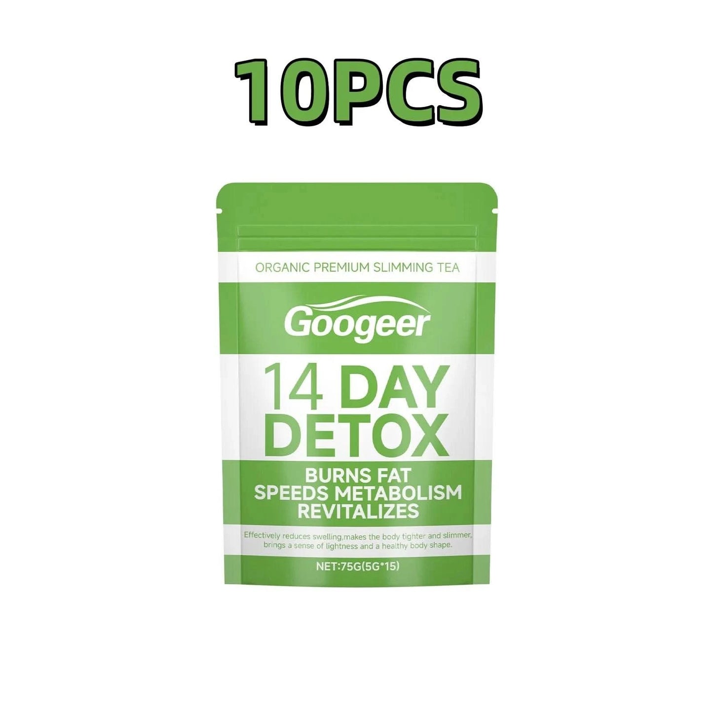 75g Googeer Slimming Weight Loss Detoxification Tea Body Detox Accelerate Fat Burn Organic High Quality Slimming Care Tea - M & M Global