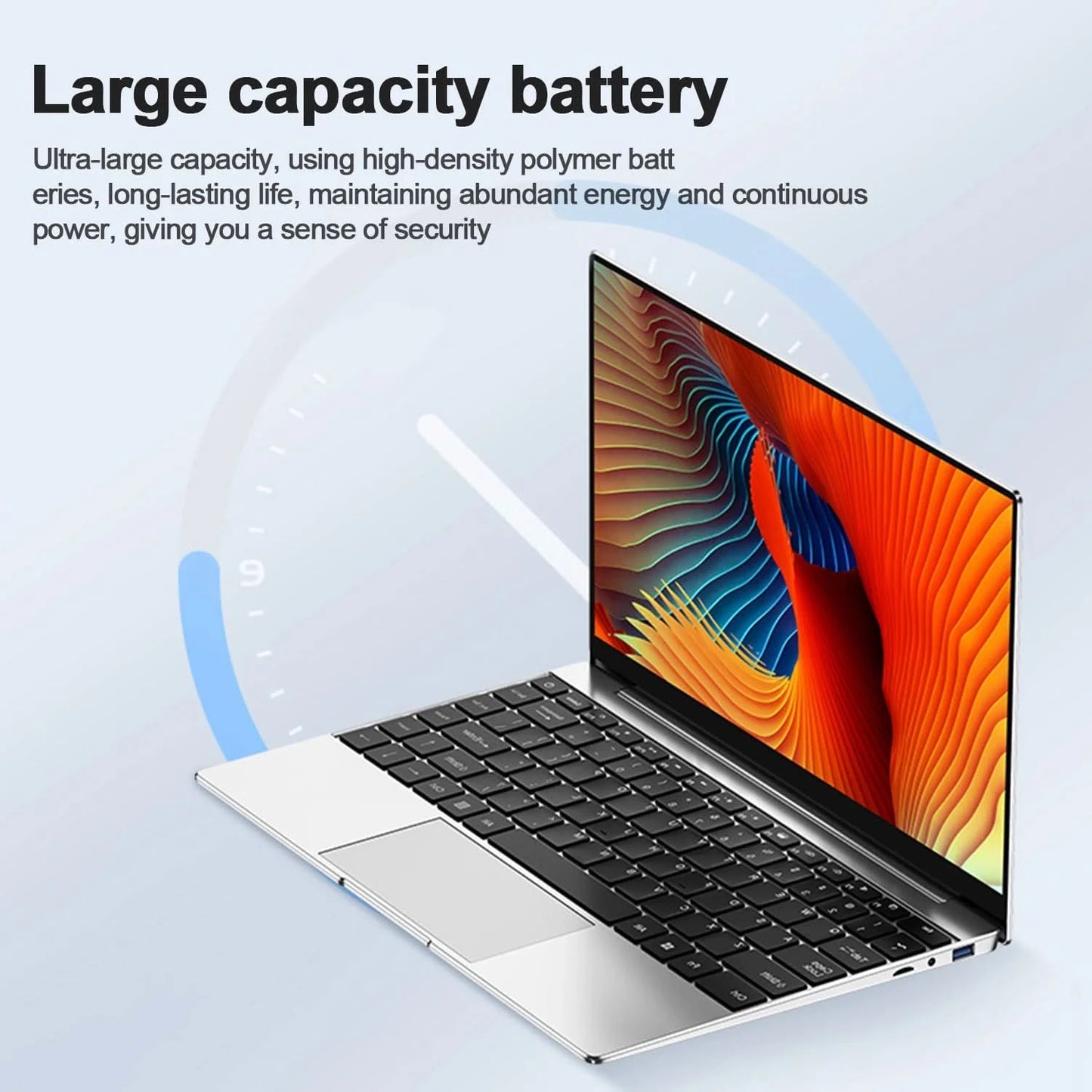 Ultra-Slim Laptop 14.1' FHD Anti-Glare Intel CPU 16 GB RAM 2 TB SSD Windows 11 Multilingual Office Study PC for Business Travel