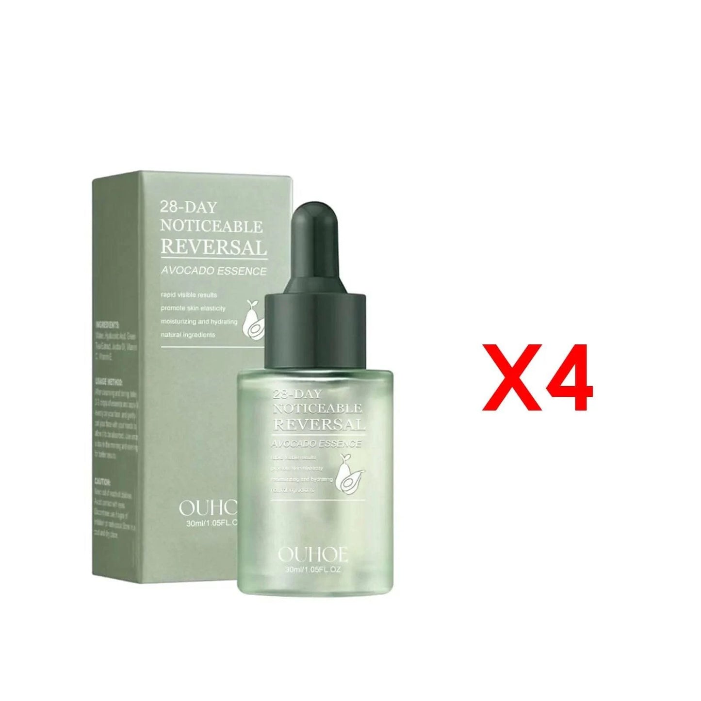 Avocado Essence Softening Moisturizing Hydrating Promote Skin Elasticity Brighten Exfoliate Reduce Clogged Acne Face Care Serum - M & M Global