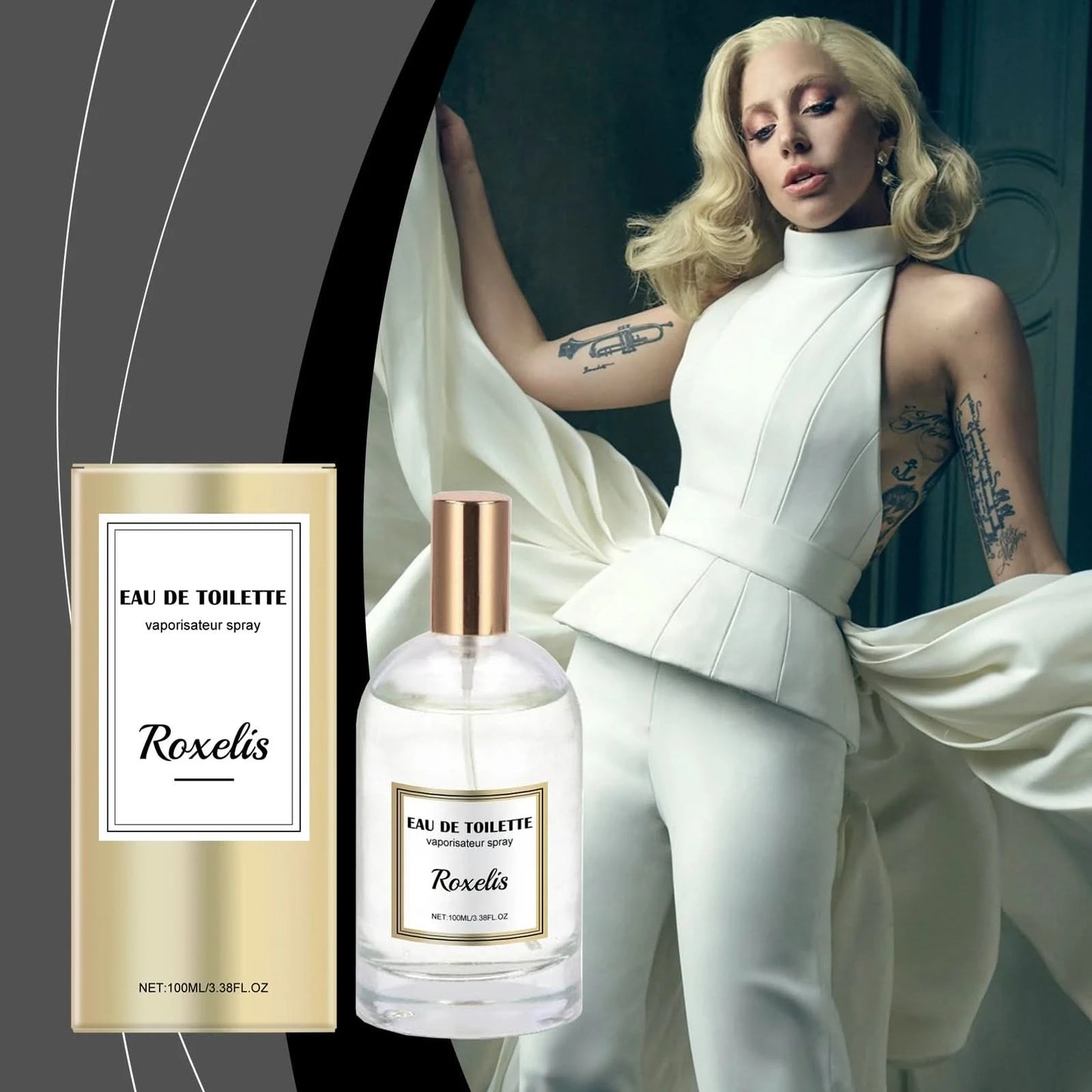 Roxelis 100ml Cologne Charming Perfume Woman Fragrance Lasting Freshing Body Romantic Lady Pheromone Scent Dating Flirt Perfume - M & M Global