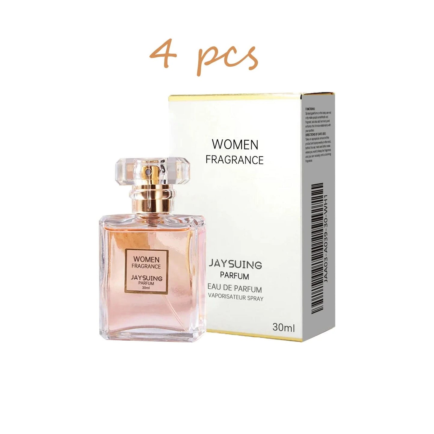 Jaysuing Girl Floral Scent Perfume Long Lasting Jasmine Fragrance Elegant Dating Sweet Charming Confident Eau De Parfum Spray - M & M Global