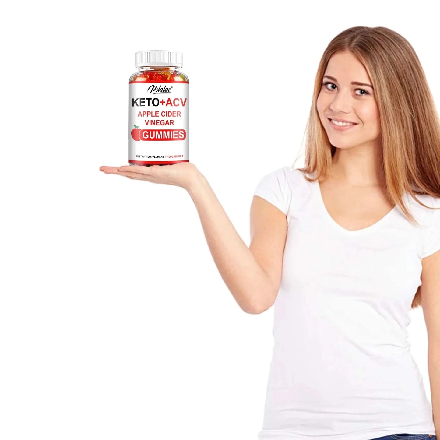 Keto + Acv Gummies - Healthy Weight Management, Accelerated Fat Burning, Whitening Skin - 100 Gummies - M & M Global