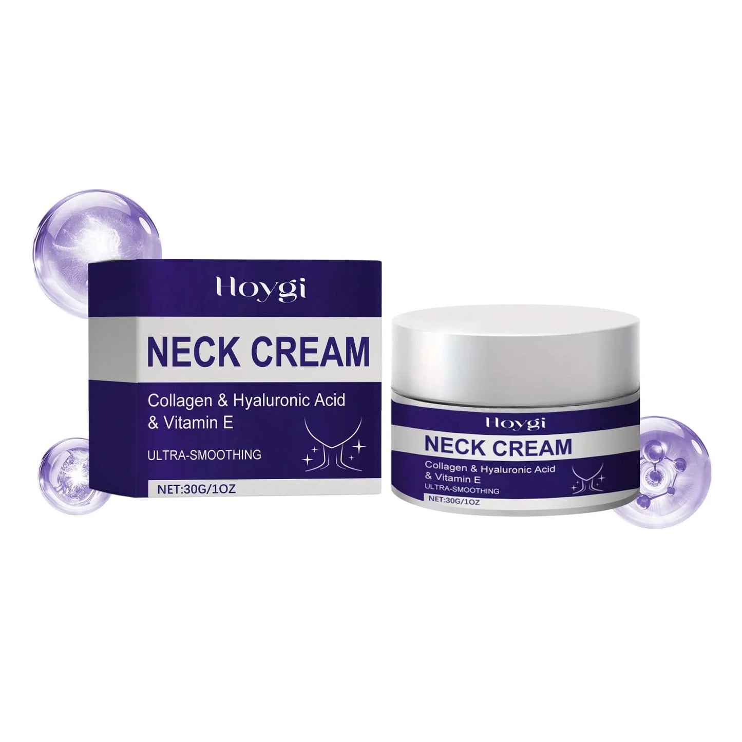 Hoygi Neck Care Cream Deeply Moisturizing Fade Fine Lines Brightening Skin Tone Remove Neck Wrinkles Firming Neck Cream - M & M Global