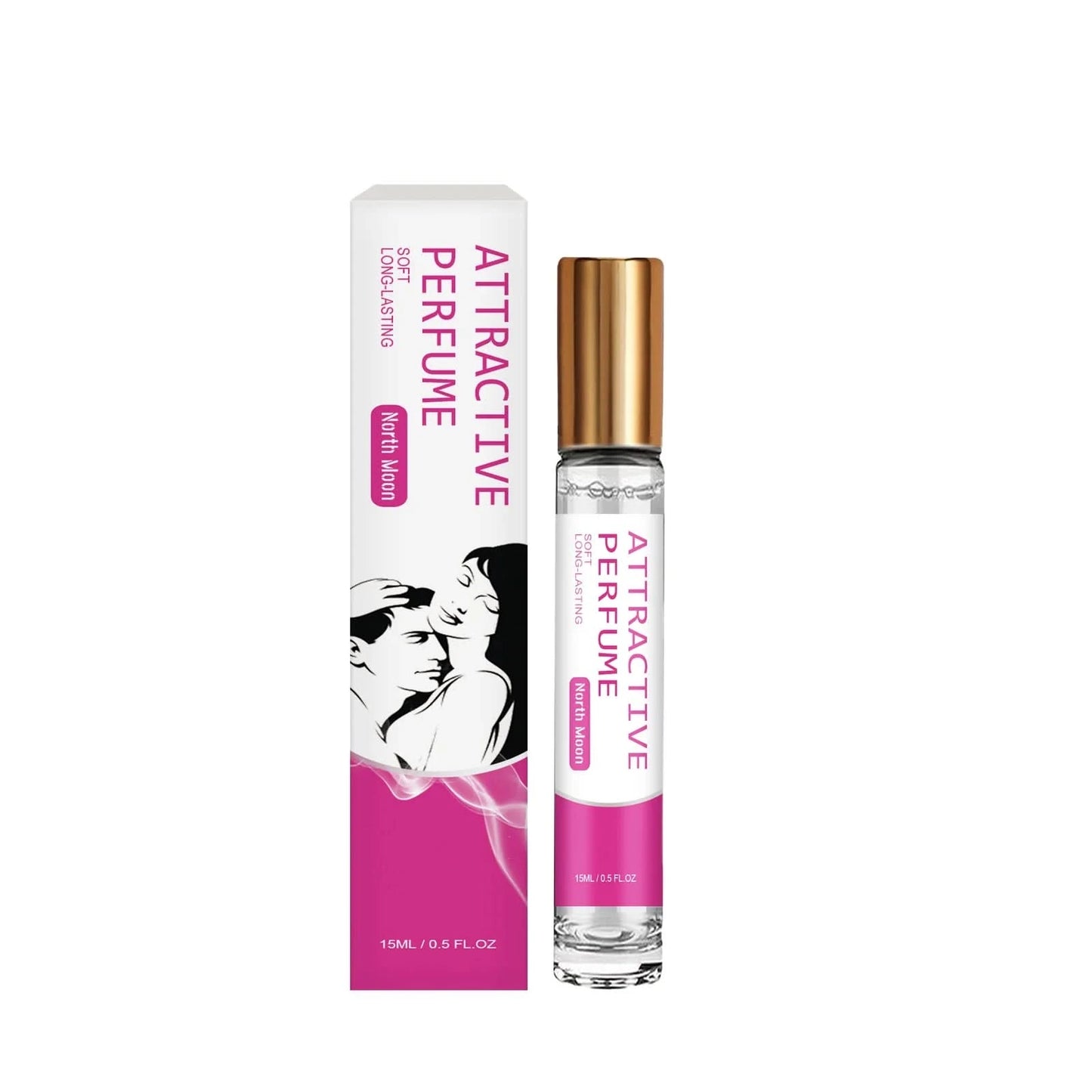 North Moon 15ml Pheromone Perfume Oil Roller Ball Long Lasting Flirting Freshing Fragrance Daliy Dating Attract Charming Perfume - M & M Global