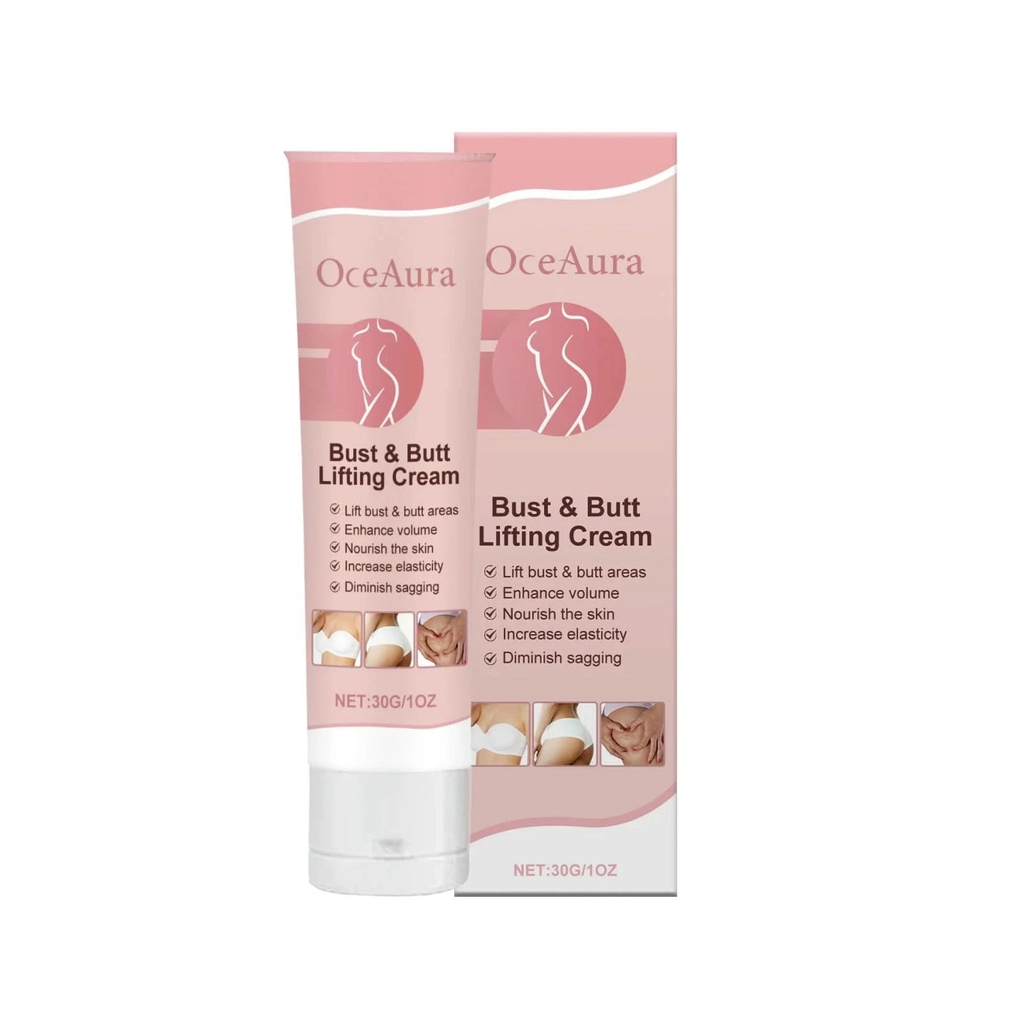 Oceaura Nourishing Body Cream Breast and Butt Care Firming Lifting Smoothing Skin Non-sticky Shaping Body Moisturizing Cream - M & M Global