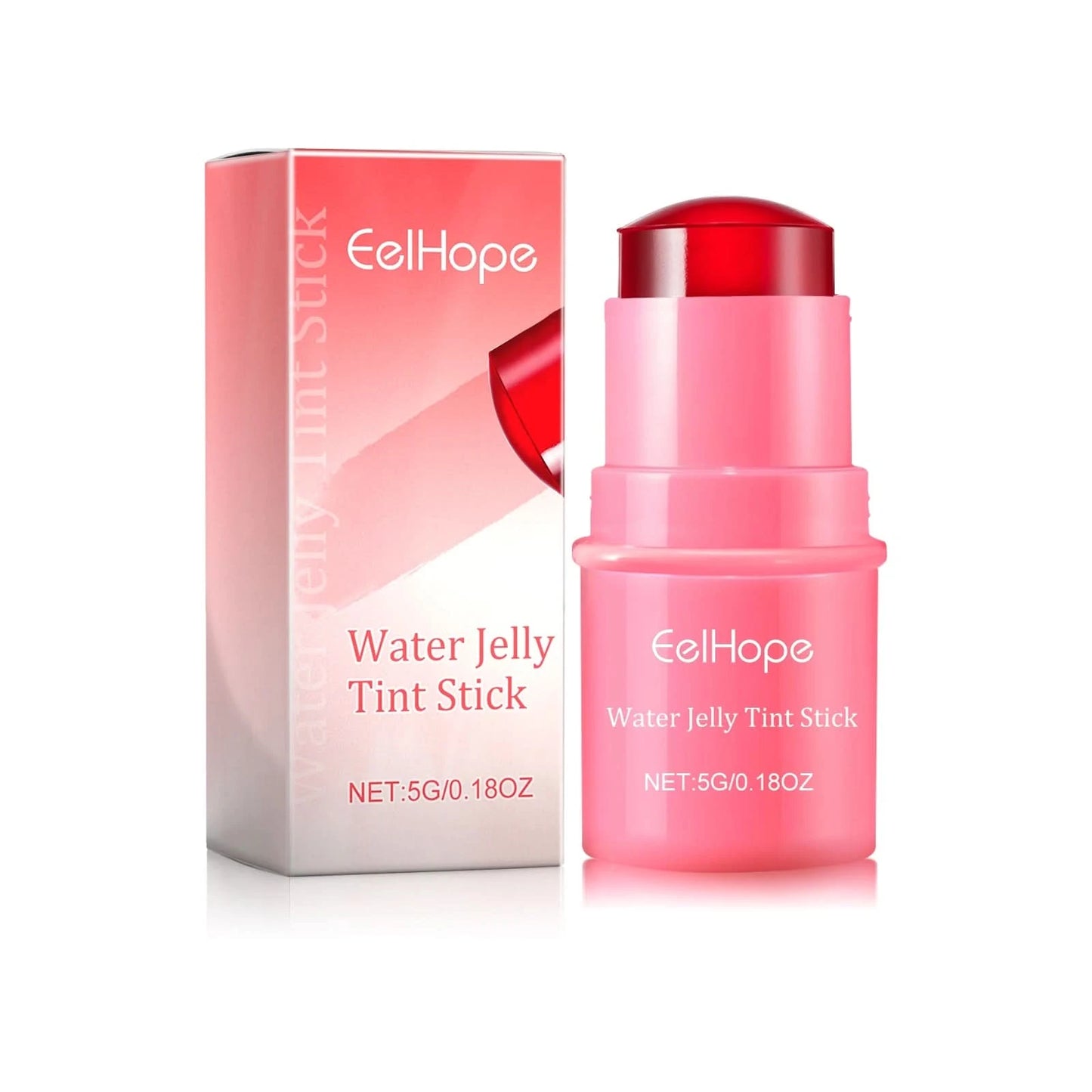 EELHOPE Water Jelly Tint Stick Lasting Waterproof Sweatproof Moisturize Facial Makeup Brightening Lip Gloss Face Blusher Stick - M & M Global