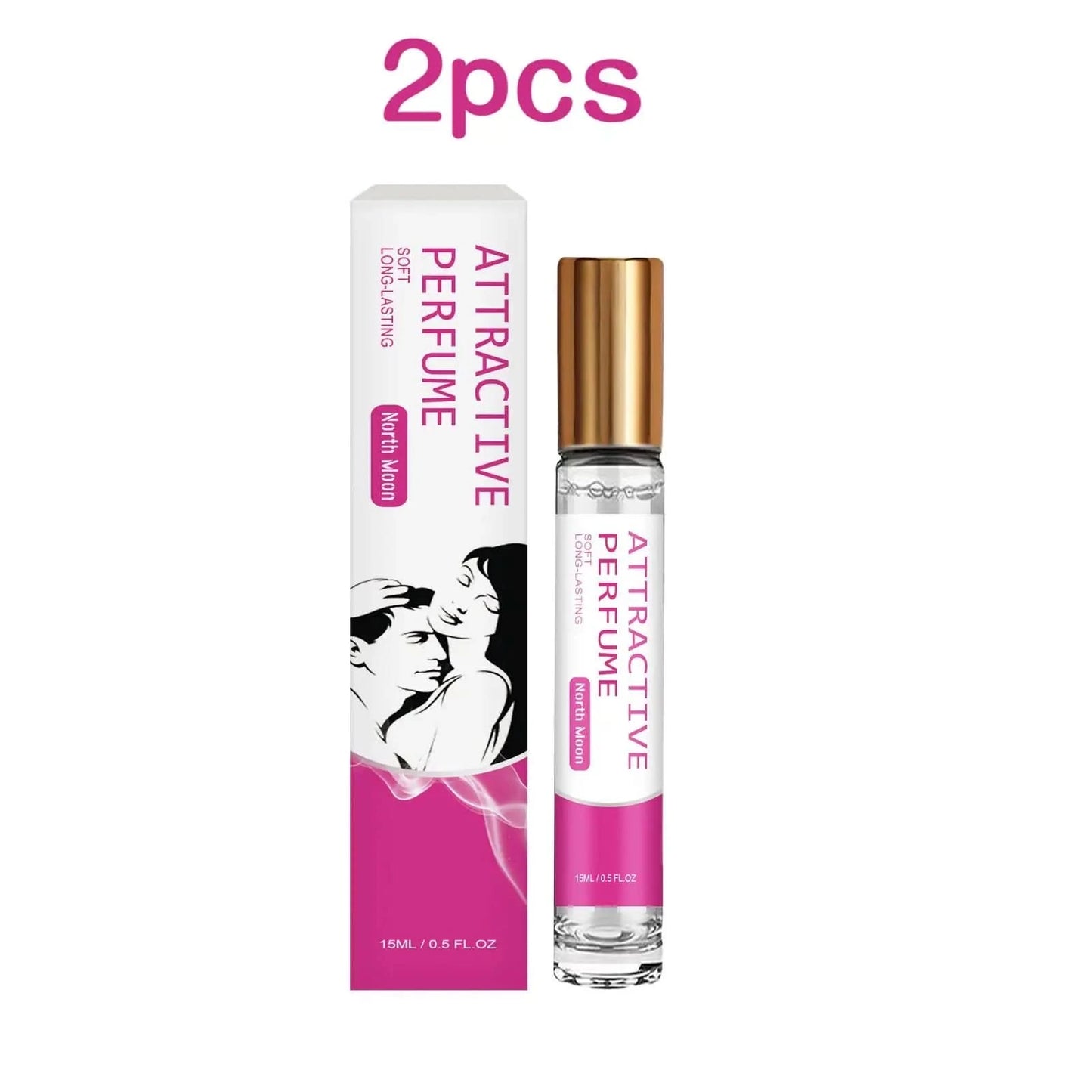 North Moon 15ml Pheromone Perfume Oil Roller Ball Long Lasting Flirting Freshing Fragrance Daliy Dating Attract Charming Perfume - M & M Global