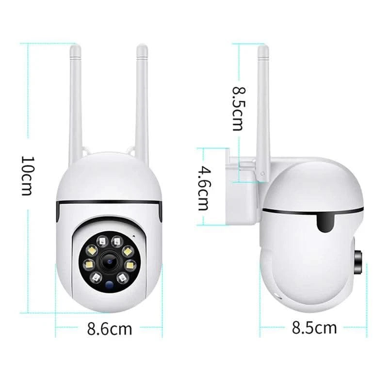 8MP Wifi IP Wireless Security Surveillance PTZ Camera 4X Zoom Cameras Tracking Two-way Audio HD Night Color Cam - M & M Global