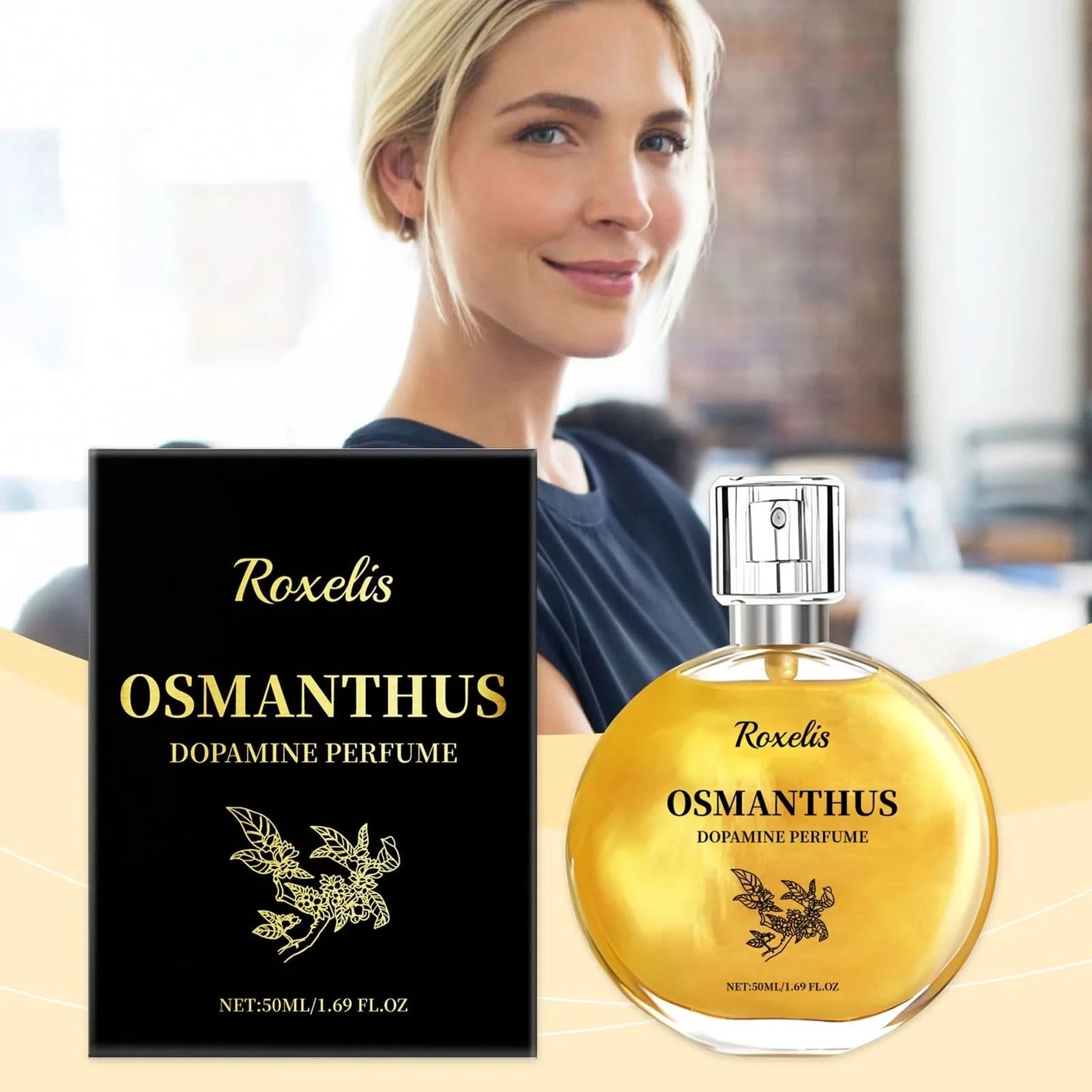 ROXELIS Osmanthus Perfume OSMANTHUS Eau de Parfum Pure Osmanthus Extracto para Restaurar el Sabor Osmanthus 1.7 fl oz - M & M Global