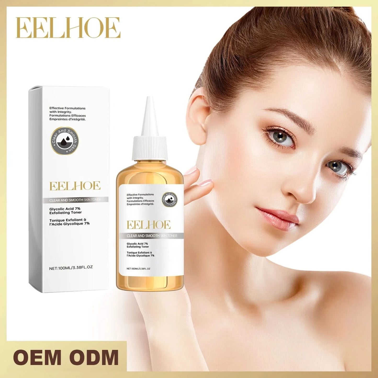 Salicylic Acid Face Toner for Facial Moisturizer Glowing Skin Tightening Improve Skin Lightening Glycolic Acid Toning Face 100ml - M & M Global