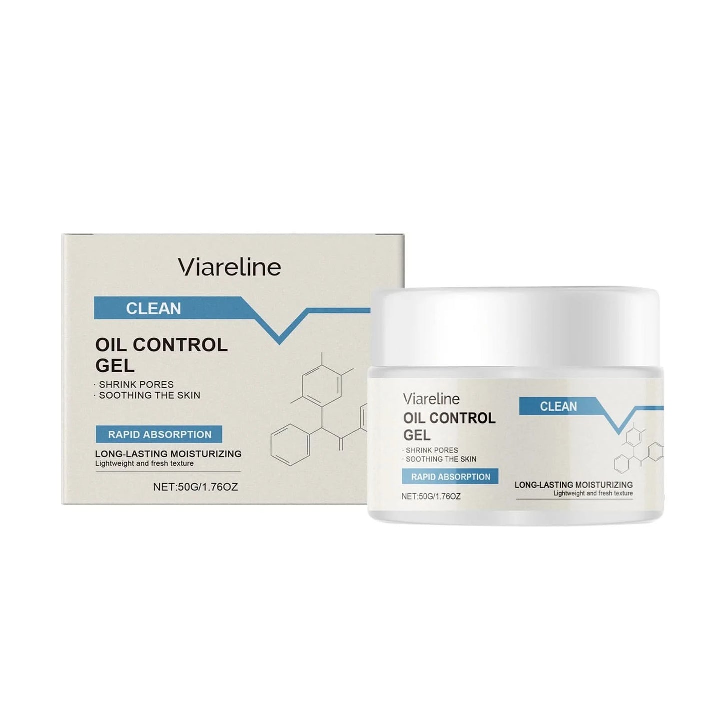 Viareline Soothing Repair Facial Care Series Moisturizing Skin Oil Control Brighten Skin Tone Clean Pores Tender Face Care Set - M & M Global