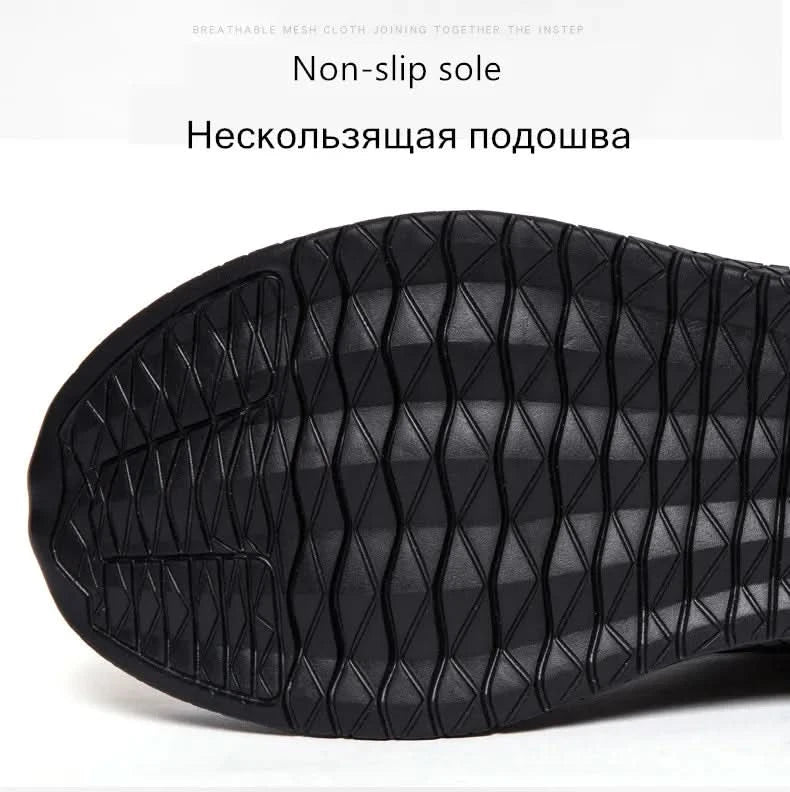 Fashion Men Sneakers Mesh Casual Shoes Lac-up Breathable Lightweight Walking Sneakers Men Shoes Size 39-48 Support Dropshipping - M & M Global