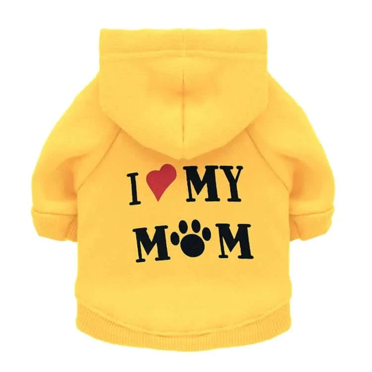Security Dog Clothes Classic Pet Dog Hoodies Clothes For Small Dog Autumn Coat Jacket for Yorkie Chihuahua Puppy Clothing - M & M Global