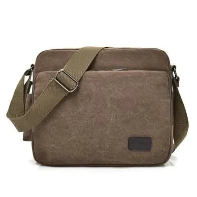 High Quality Multifunction Canvas Bag travel bag men messenger bag brand men's crossbody bag luxury vintage style briefcase w304 - M & M Global