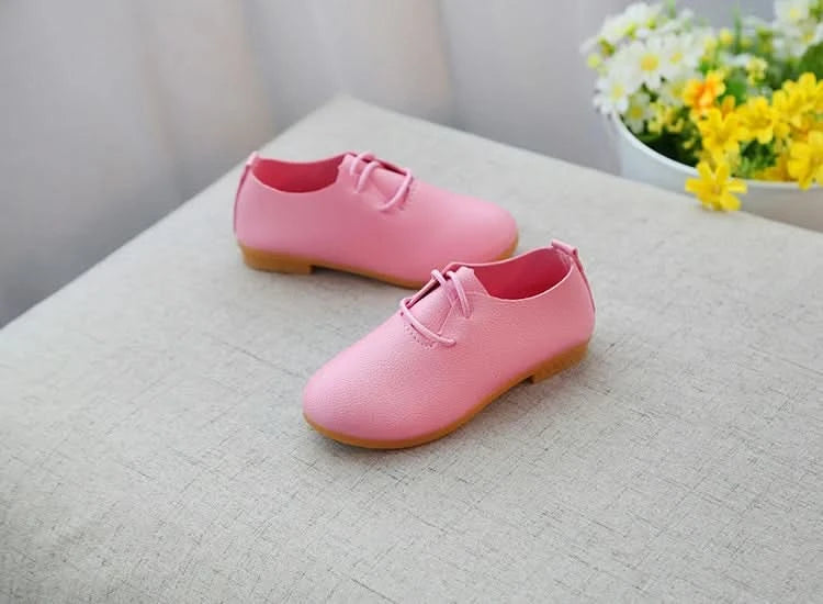 JGSHOWKITO Kids Shoes Boys Shoes Children's Casual Sneakers Girls Flats Candy Color Soft Lace-up Classical Comfortable Hot New - M & M Global