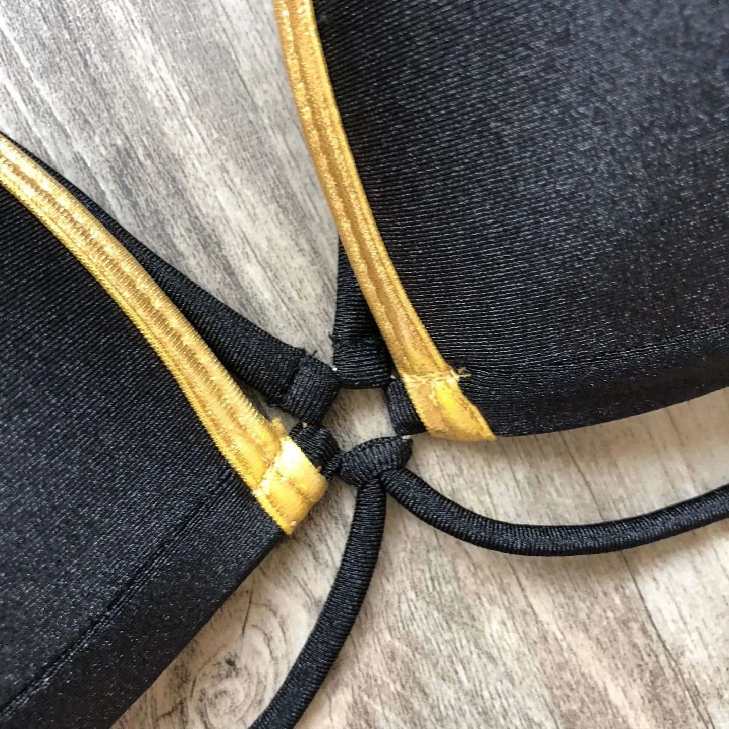 Contrast Trim Wrap Lace Up Bikini Sets Swimsuit For Women High Waist Two Pieces Swimwear 2022 Beach Bathing Suits - M & M Global