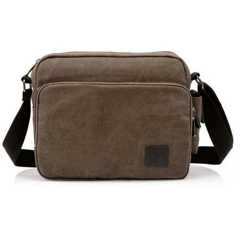 High Quality Multifunction Canvas Bag travel bag men messenger bag brand men's crossbody bag luxury vintage style briefcase w304 - M & M Global