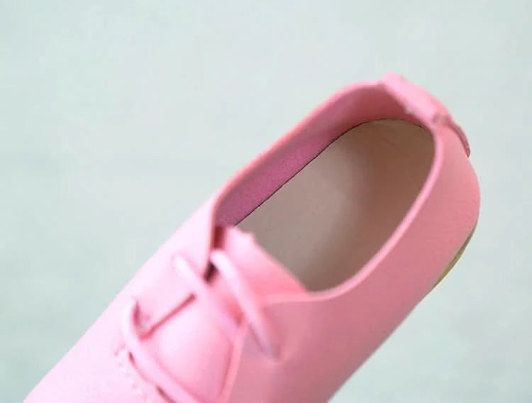 JGSHOWKITO Kids Shoes Boys Shoes Children's Casual Sneakers Girls Flats Candy Color Soft Lace-up Classical Comfortable Hot New - M & M Global
