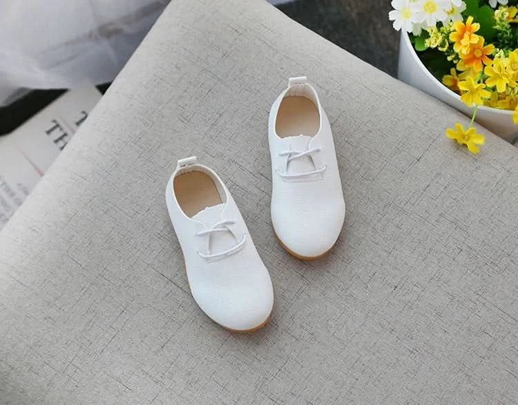 JGSHOWKITO Kids Shoes Boys Shoes Children's Casual Sneakers Girls Flats Candy Color Soft Lace-up Classical Comfortable Hot New - M & M Global