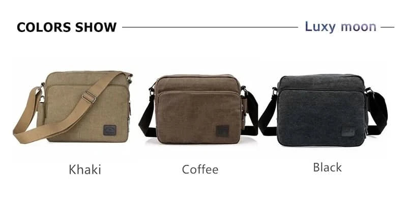 High Quality Multifunction Canvas Bag travel bag men messenger bag brand men's crossbody bag luxury vintage style briefcase w304 - M & M Global