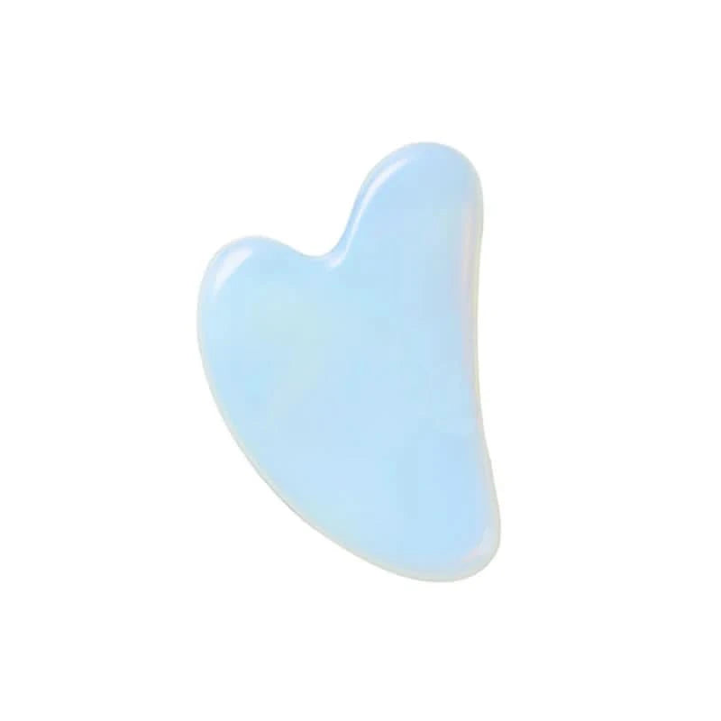 Opal Jade Massage Roller Gouache Scraper Set Natural Gouache Stone Face Lifting Tool Massager For Facial Gua Sha Anti Wrinkle - M & M Global