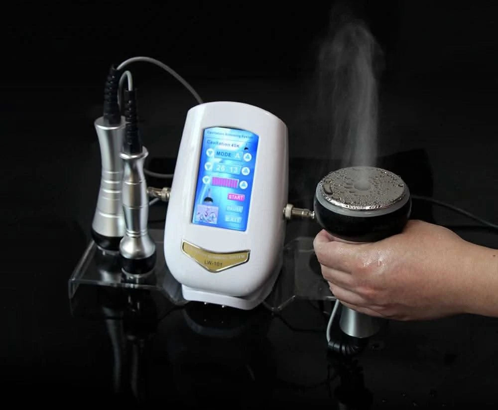 AOKO Metal Head 40K Cavitation Fat Burn Body Slimming Massage Machine Weight Loss Facial Skin lifting Tightening Beauty Device - M & M Global