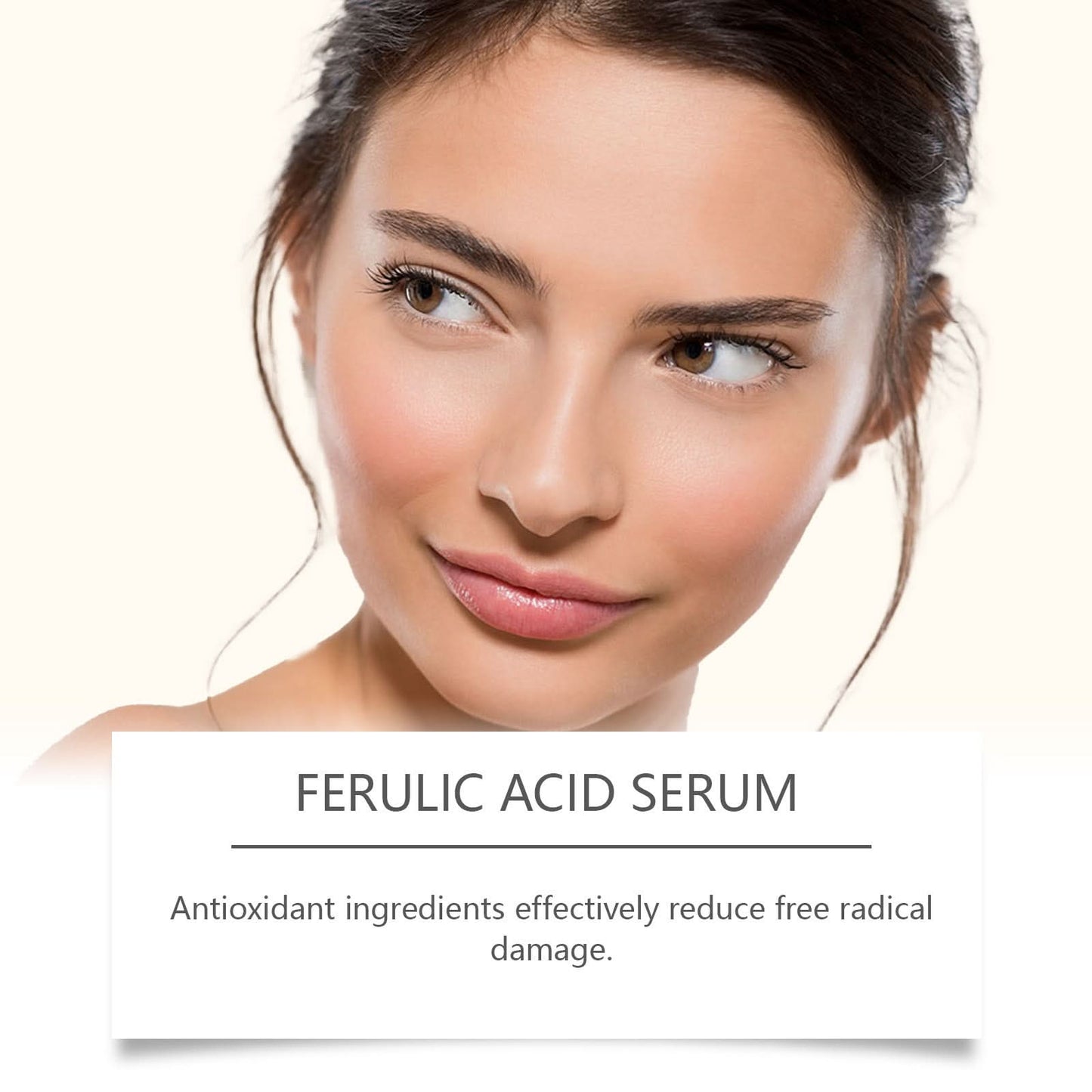 Ferulic Acid Serum Fade Fine Lines Firming Moisturizing Brightening Shrink Pores Vitamin C E Facial Essence Nourishing Skin Care - M & M Global