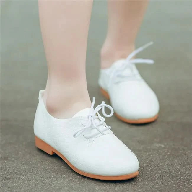 JGSHOWKITO Kids Shoes Boys Shoes Children's Casual Sneakers Girls Flats Candy Color Soft Lace-up Classical Comfortable Hot New - M & M Global