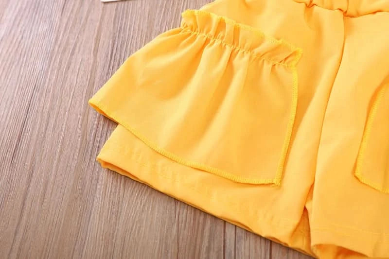 New Summer Fashion Baby Clothes Suit Children Girls Vest Shorts 2Pcs/Sets Toddler Clothing Infant Casual Costume Kids Tracksuits - M & M Global