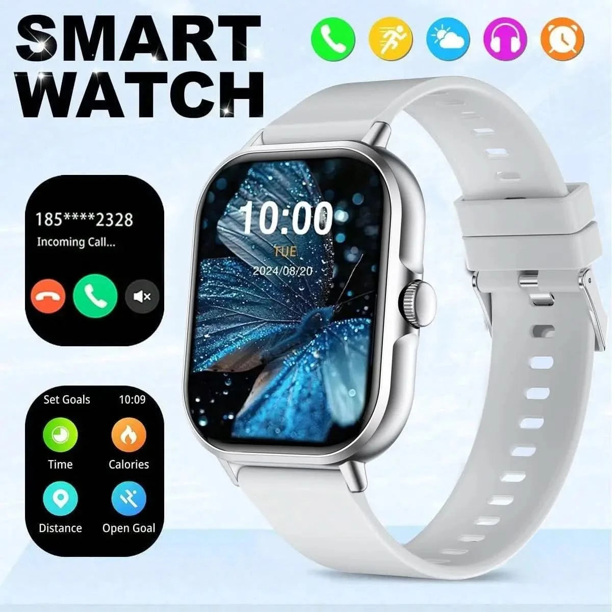 Smart watch, multiple sports modes, message reminders, various APP reminders, custom wallpapers, suitable for men and women