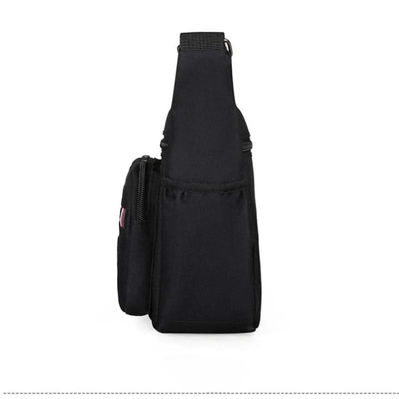 Business Fashion Men's Shoulder Bag Women's Crossbody Bag Large Capacity Multipurpose Travel Bags Tool Bag Oxford Cloth Material - M & M Global