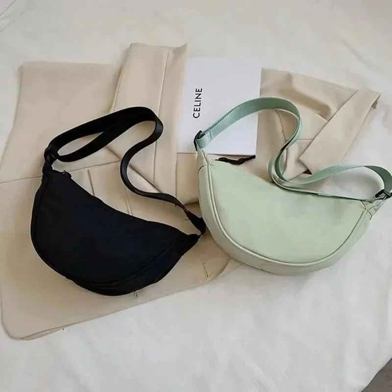 Ladies' fashionable leather PU handbag, designer shoulder bag, crossbody bag, armpit bag - M & M Global