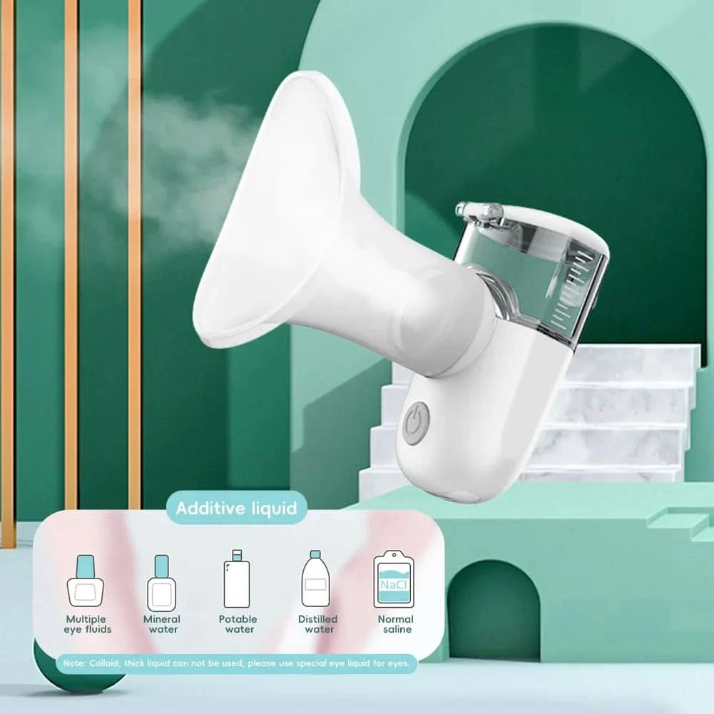 Eye Massager Nano Spray Eye Care Machine Mist Heating for Puffy and Dry Eyes Dark Circles Eye Strain Eye Care Massager - M & M Global