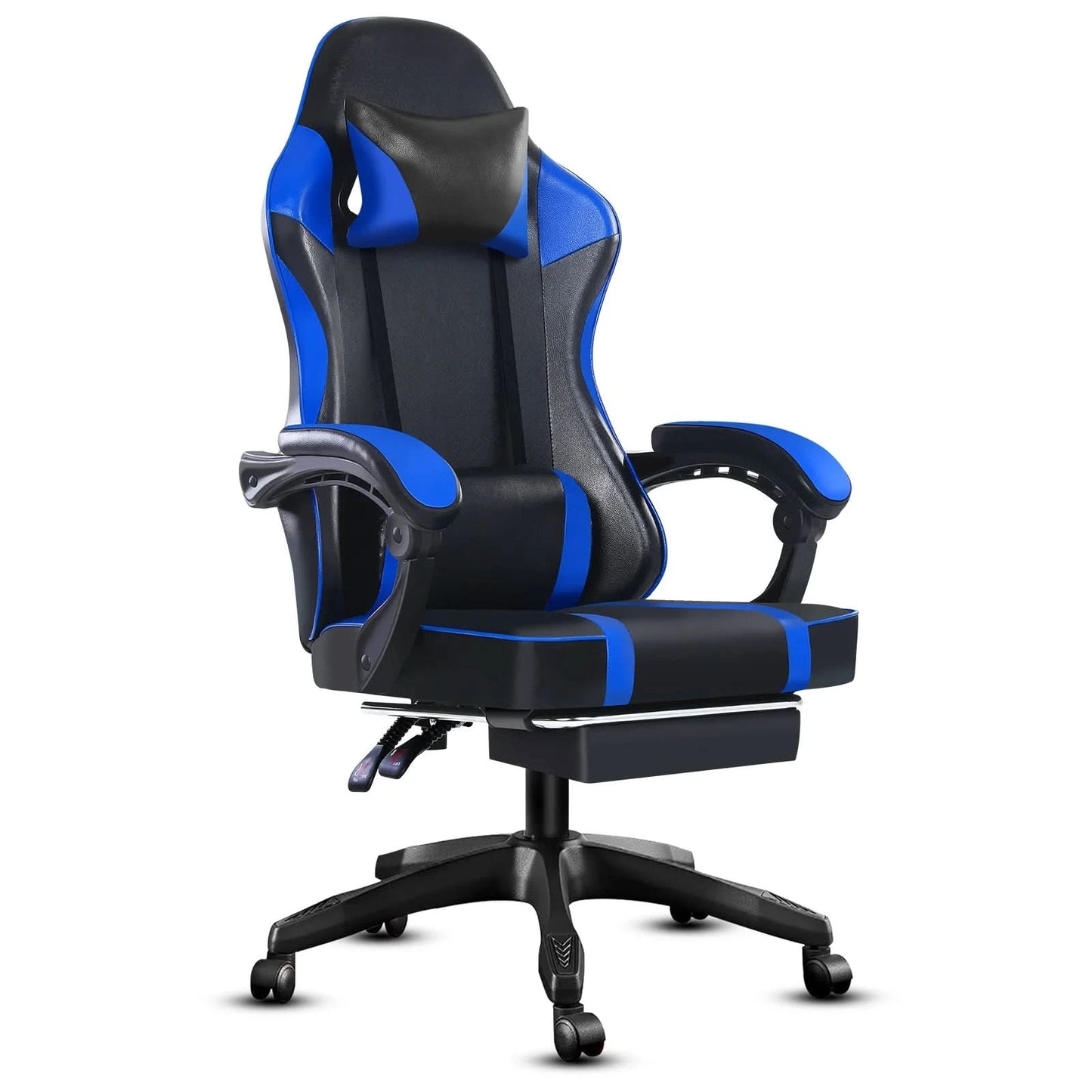 Ergonomic Gaming Chair Recliner, PU Leather Racing Game Chairs for Adults, Executive Office Chair Gamer Chair with Massager