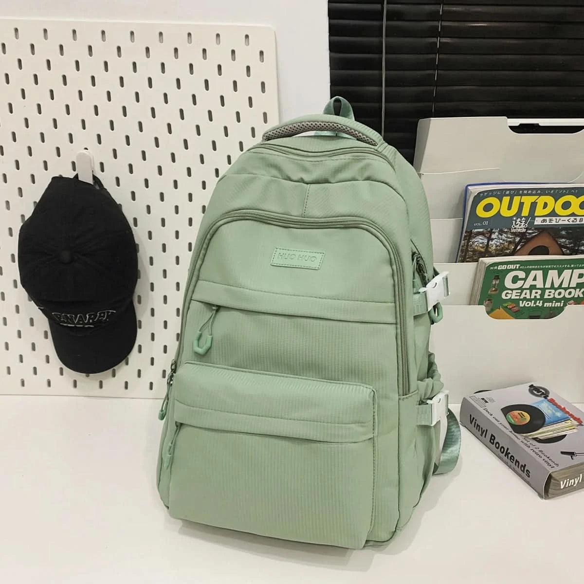 Schoolbag Unisex New Japanese Simple High School Student Junior High School Student Large-Capacity Backpack - M & M Global