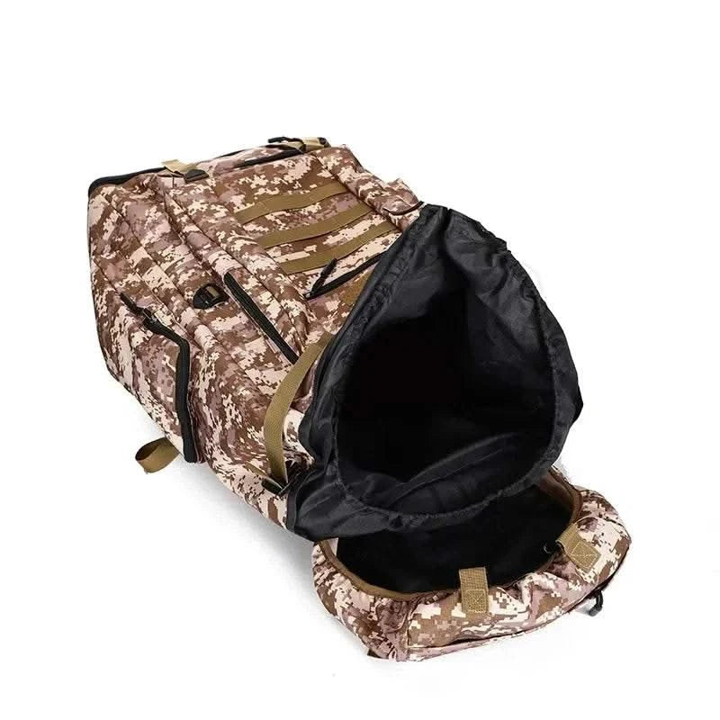 80L/100L Mountaineering Bag Climb Bag Tactical Backpacks Large Backpack Outdoors Hiking Camping Travel Bags - M & M Global