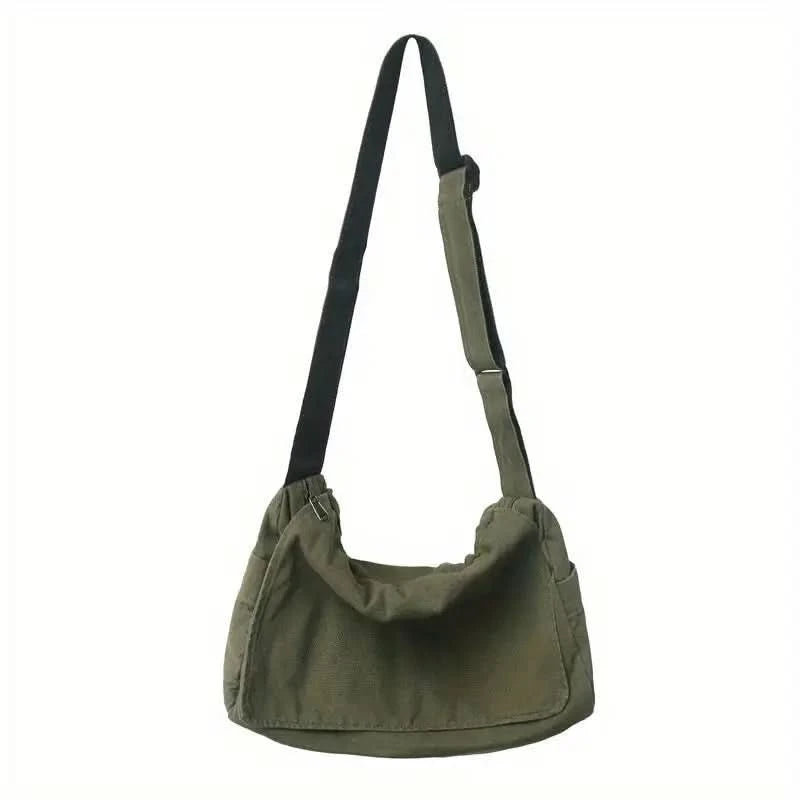 Women's Messenger Bag Vintage Handbag Canvas Teenager Shoulder Tote Bags Casual Handbag Crossbody Handbags - M & M Global