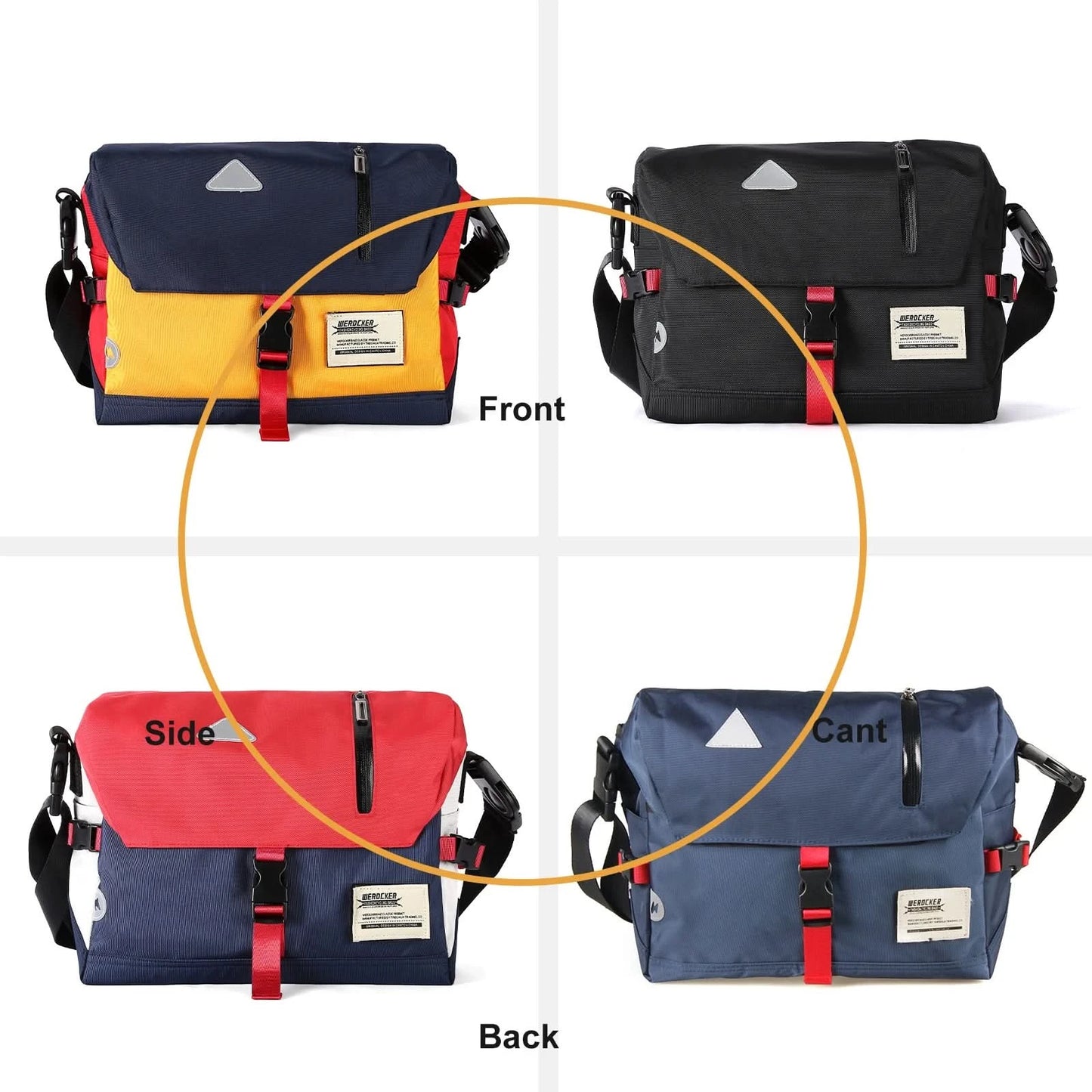 Men's Shoulder Bag Casual Waist Bag Phone Money Chest Bag Messenger Bag Cycling School Fanny Packs Mailman Bags Bolsa Masculina - M & M Global